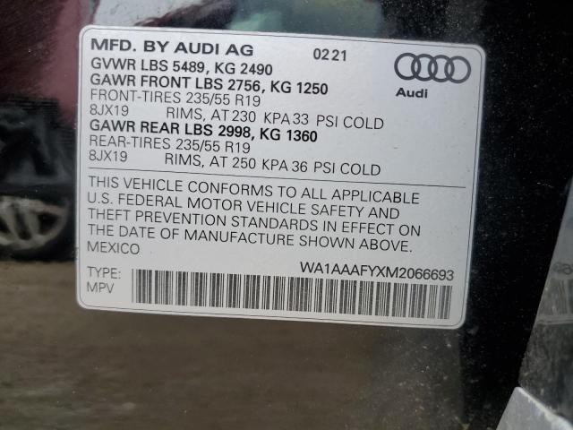 Photo 12 VIN: WA1AAAFYXM2066693 - AUDI Q5 PREMIUM 