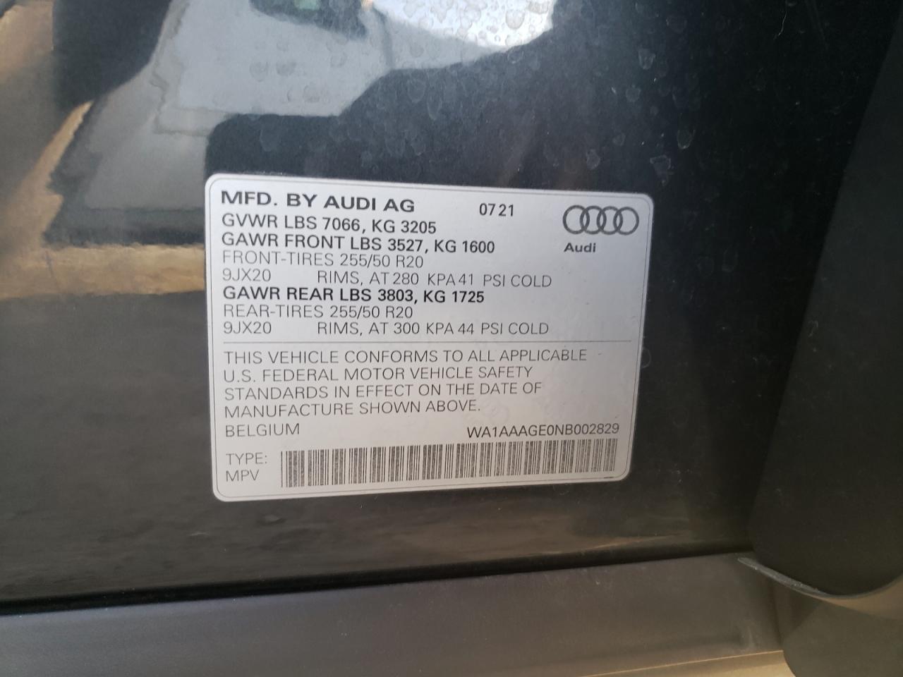 Photo 13 VIN: WA1AAAGE0NB002829 - AUDI E-TRON 