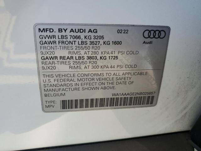 Photo 13 VIN: WA1AAAGE2NB025657 - AUDI E-TRON 