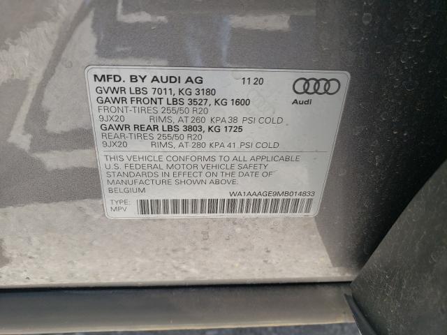 Photo 9 VIN: WA1AAAGE9MB014833 - AUDI E-TRON 