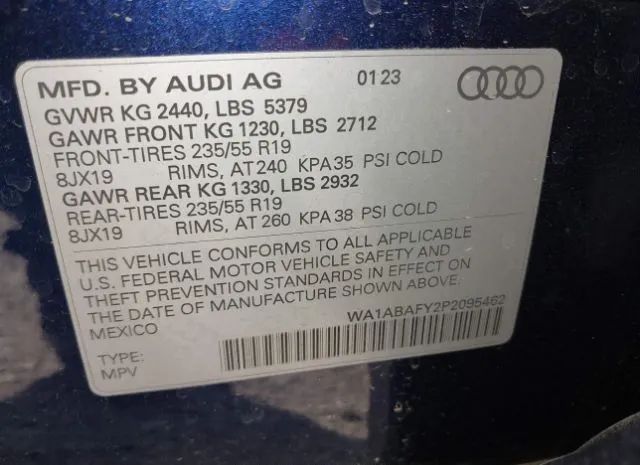 Photo 8 VIN: WA1ABAFY2P2095462 - AUDI Q5 