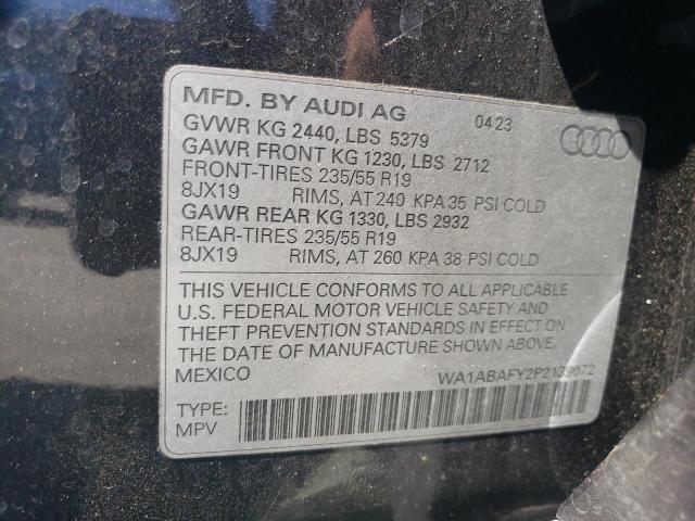 Photo 13 VIN: WA1ABAFY2P2139072 - AUDI Q5 PREMIUM 