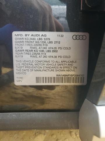 Photo 12 VIN: WA1ABAFY5P2064707 - AUDI Q5 