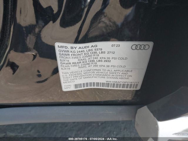 Photo 8 VIN: WA1ABAFY5P2197211 - AUDI Q5 