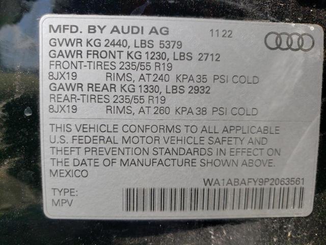 Photo 12 VIN: WA1ABAFY9P2063561 - AUDI Q5 