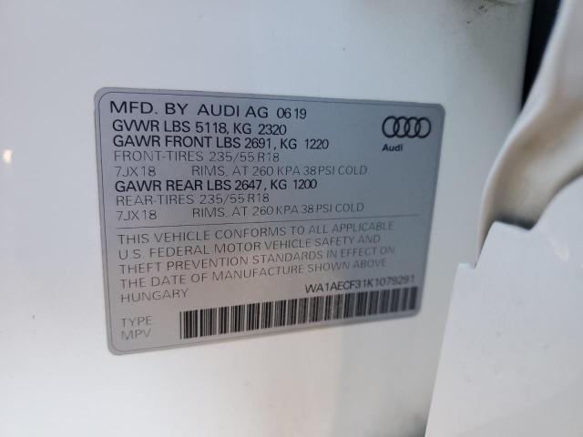 Photo 13 VIN: WA1AECF31K1079291 - AUDI Q3 PREMIUM 