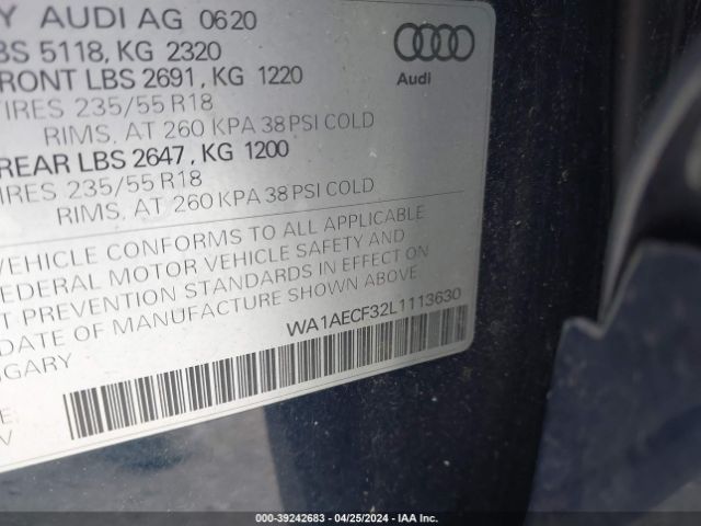 Photo 8 VIN: WA1AECF32L1113630 - AUDI Q3 