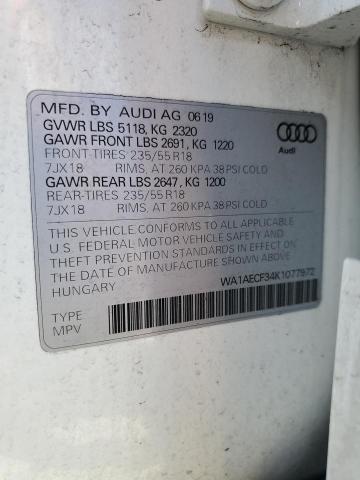 Photo 12 VIN: WA1AECF34K1077972 - AUDI Q3 PREMIUM 