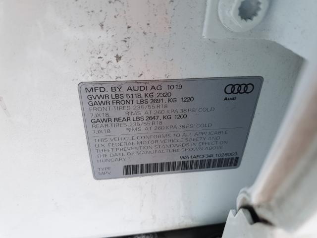 Photo 9 VIN: WA1AECF34L1028059 - AUDI Q3 PREMIUM 