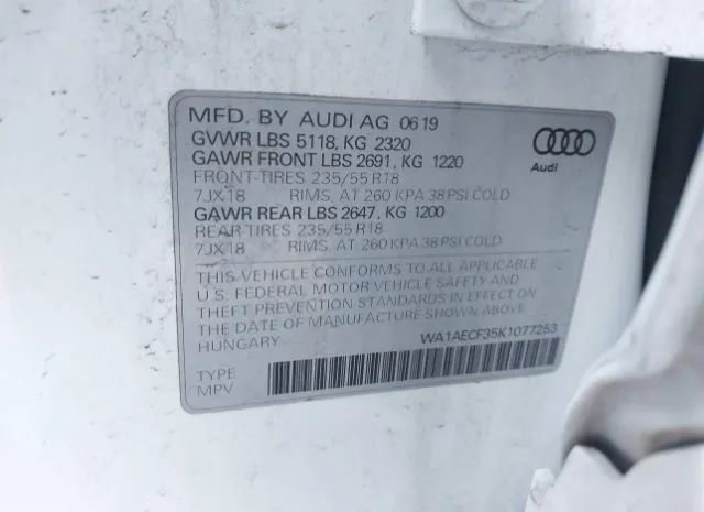 Photo 8 VIN: WA1AECF35K1077253 - AUDI Q3 