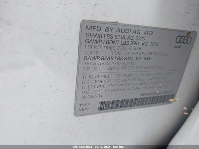 Photo 8 VIN: WA1AECF36L1025132 - AUDI Q3 