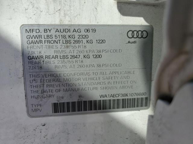 Photo 11 VIN: WA1AECF38K1076680 - AUDI Q3 