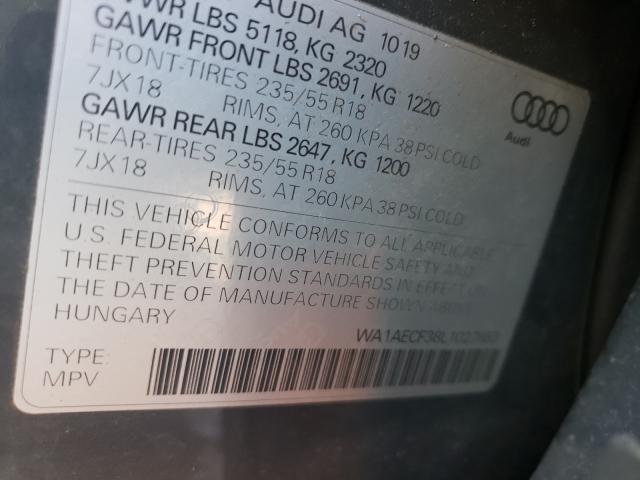 Photo 9 VIN: WA1AECF38L1027853 - AUDI Q3 PREMIUM 