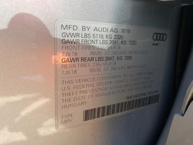 Photo 9 VIN: WA1AECF38L1029750 - AUDI Q3 PREMIUM 