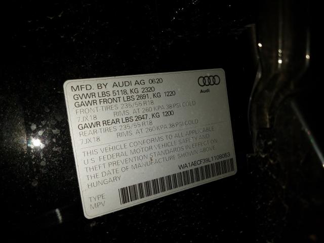 Photo 9 VIN: WA1AECF39L1108053 - AUDI Q3 PREMIUM 