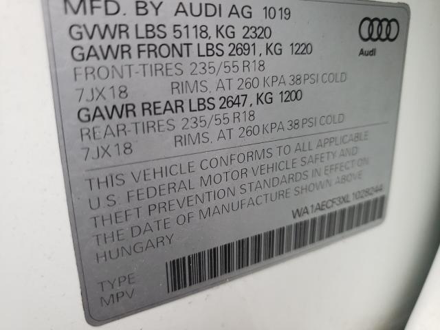 Photo 9 VIN: WA1AECF3XL1028244 - AUDI Q3 