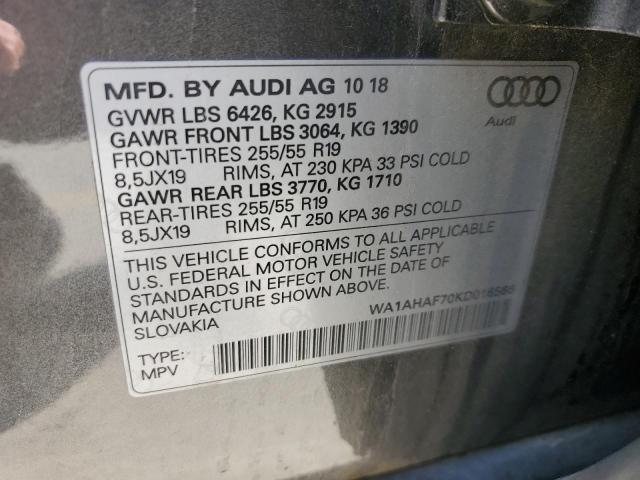 Photo 12 VIN: WA1AHAF70KD016566 - AUDI Q7 