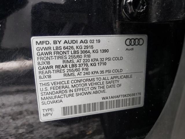 Photo 12 VIN: WA1AHAF73KD035175 - AUDI Q7 