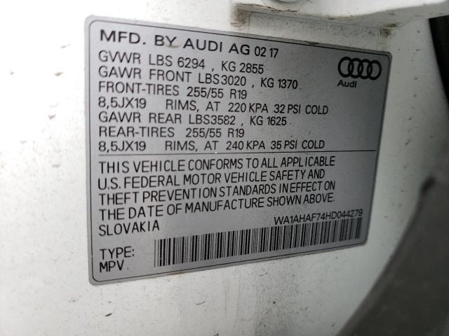 Photo 9 VIN: WA1AHAF74HD044279 - AUDI Q7 PREMIUM 