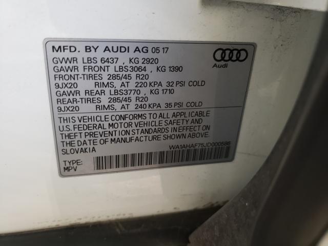 Photo 9 VIN: WA1AHAF75JD000586 - AUDI Q7 PREMIUM 