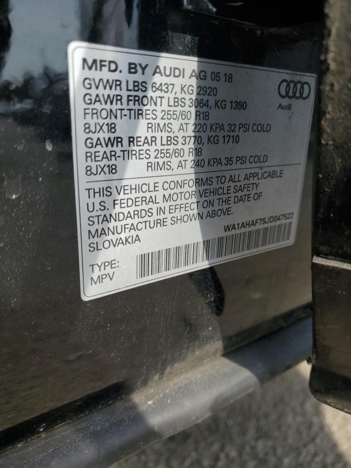 Photo 13 VIN: WA1AHAF75JD047522 - AUDI Q7 