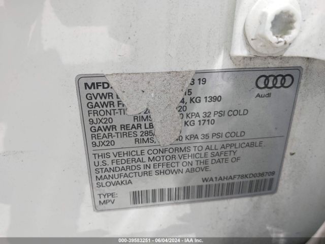 Photo 8 VIN: WA1AHAF78KD036709 - AUDI Q7 