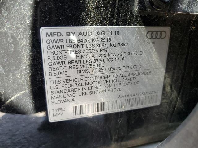 Photo 11 VIN: WA1AHAF79KD022849 - AUDI Q7 PREMIUM 