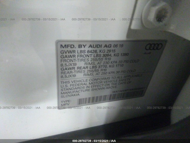 Photo 8 VIN: WA1AHAF7XKD046951 - AUDI Q7 