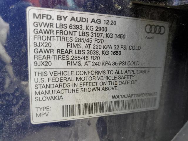 Photo 12 VIN: WA1AJAF70MD026652 - AUDI Q7 