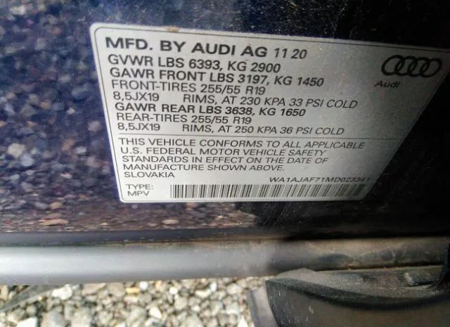 Photo 8 VIN: WA1AJAF71MD023341 - AUDI Q7 