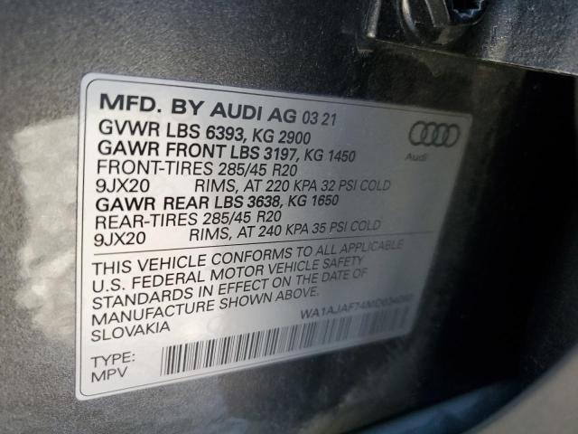 Photo 12 VIN: WA1AJAF74MD034060 - AUDI Q7 PREMIUM 