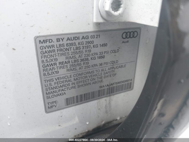 Photo 8 VIN: WA1AJAF75MD035914 - AUDI Q7 