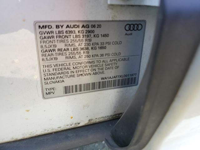 Photo 12 VIN: WA1AJAF7XLD011977 - AUDI Q7 PREMIUM 