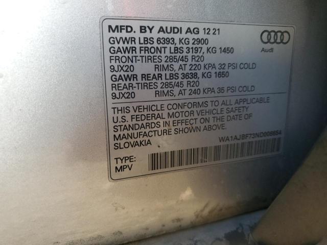 Photo 12 VIN: WA1AJBF73ND008654 - AUDI Q7 PREMIUM 