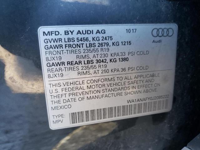 Photo 13 VIN: WA1ANAFY0J2085222 - AUDI Q5 