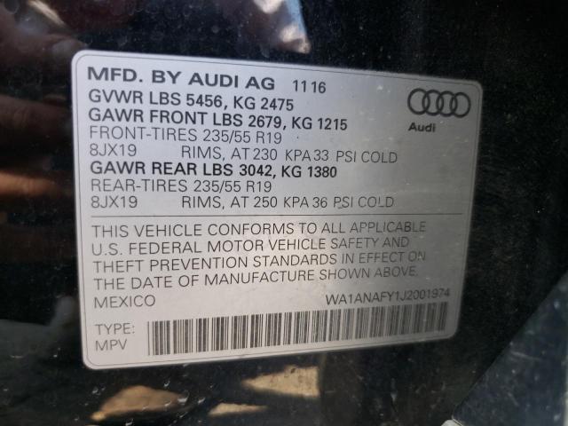 Photo 12 VIN: WA1ANAFY1J2001974 - AUDI Q5 PREMIUM 