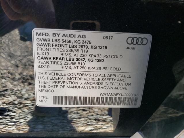 Photo 13 VIN: WA1ANAFY1J2020816 - AUDI Q5 PREMIUM 