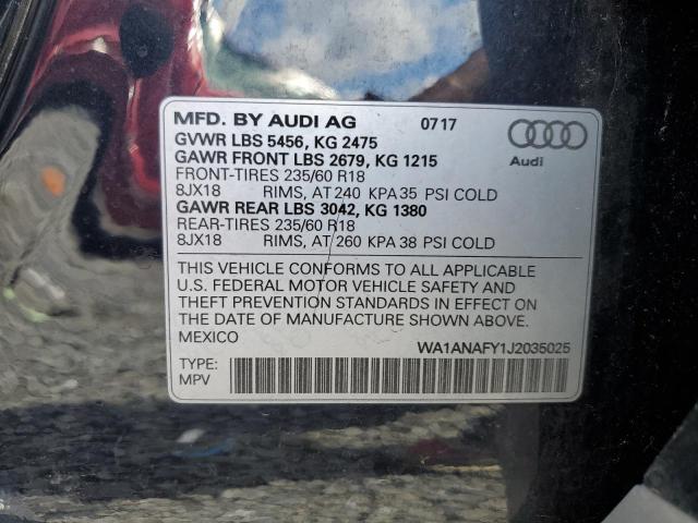 Photo 12 VIN: WA1ANAFY1J2035025 - AUDI Q5 PREMIUM 