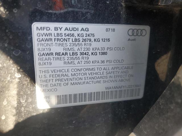 Photo 12 VIN: WA1ANAFY1J2213841 - AUDI Q5 PREMIUM 