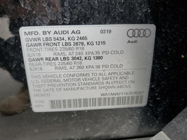 Photo 12 VIN: WA1ANAFY1K2076207 - AUDI Q5 