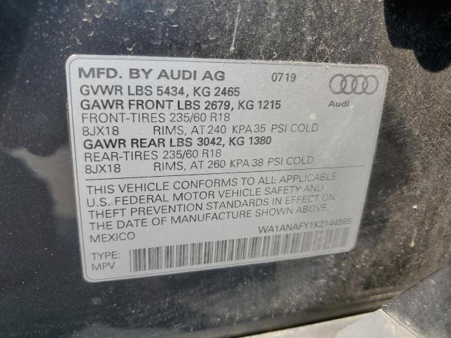 Photo 11 VIN: WA1ANAFY1K2144585 - AUDI Q5 PREMIUM 