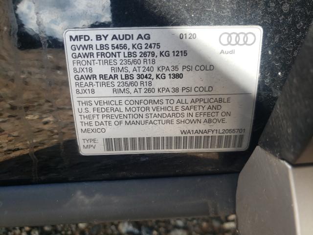 Photo 9 VIN: WA1ANAFY1L2055701 - AUDI Q5 PREMIUM 