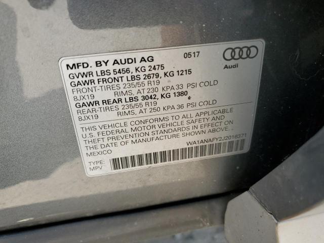 Photo 12 VIN: WA1ANAFY2J2016371 - AUDI Q5 PREMIUM 