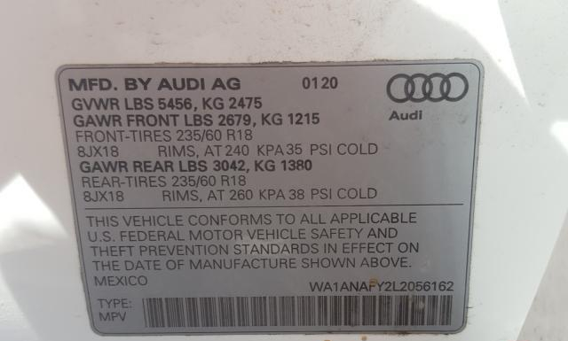 Photo 9 VIN: WA1ANAFY2L2056162 - AUDI Q5 