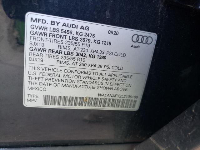 Photo 11 VIN: WA1ANAFY2L2106199 - AUDI Q5 PREMIUM 