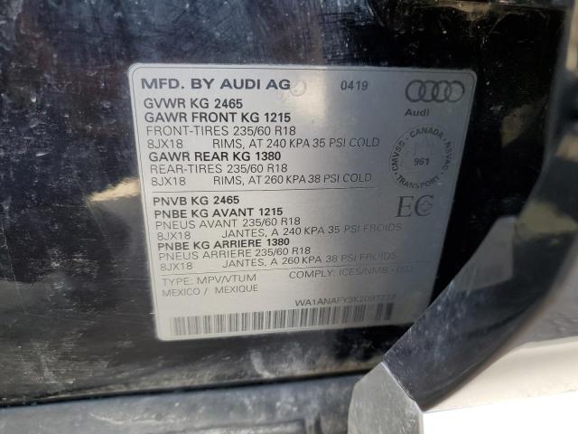 Photo 12 VIN: WA1ANAFY3K2097737 - AUDI Q5 