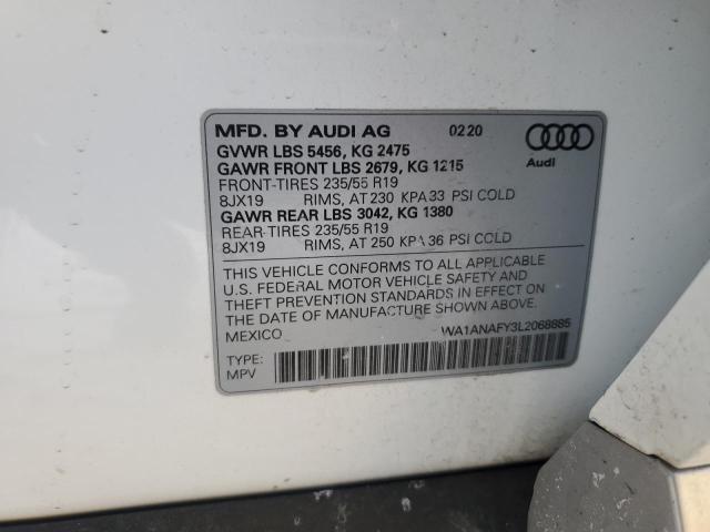 Photo 12 VIN: WA1ANAFY3L2068885 - AUDI Q5 PREMIUM 