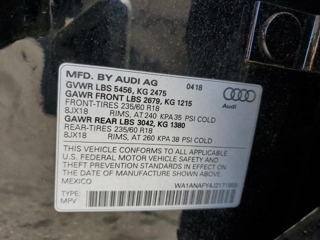 Photo 12 VIN: WA1ANAFY4J2171858 - AUDI Q5 