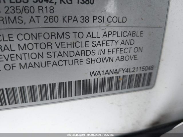 Photo 8 VIN: WA1ANAFY4L2115048 - AUDI Q5 