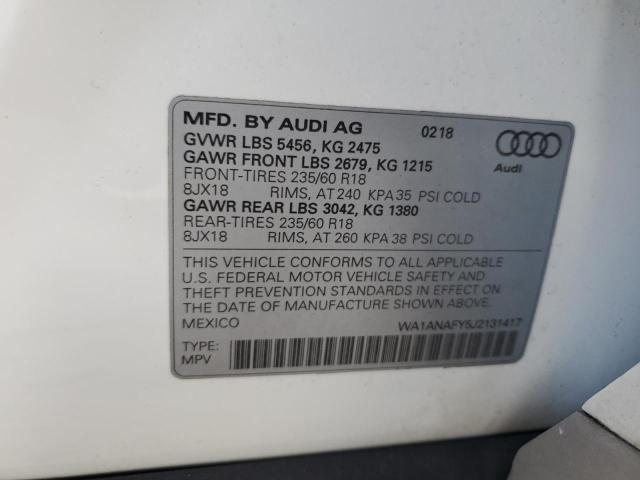 Photo 13 VIN: WA1ANAFY5J2131417 - AUDI Q5 PREMIUM 